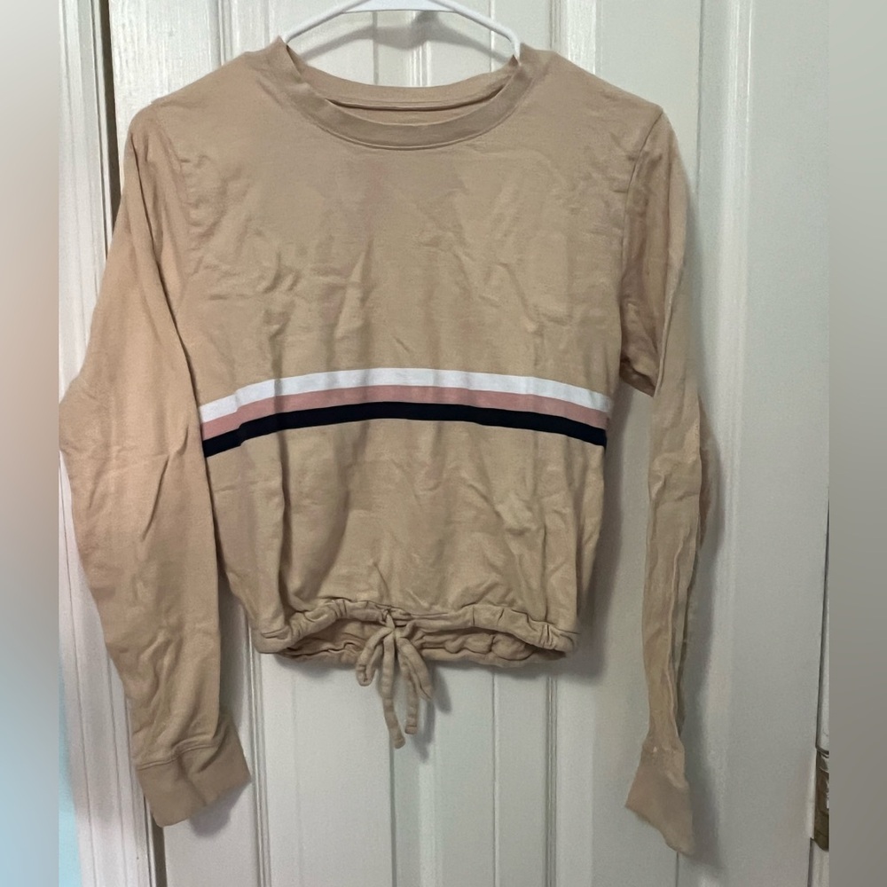 Tan long sleeve shirt